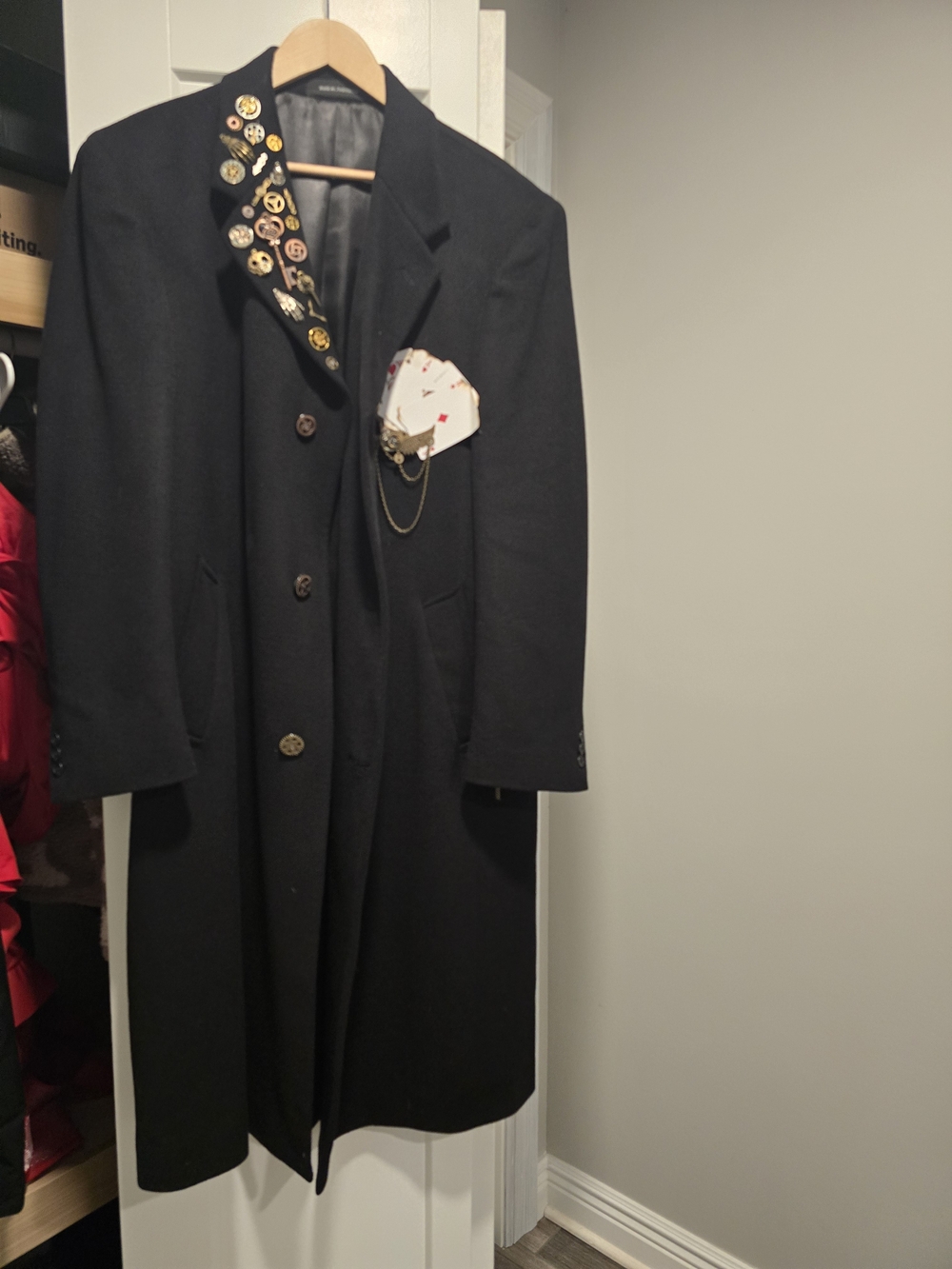 Handmade Steampunk Gothic Long Coat Jacket – One of a Kind